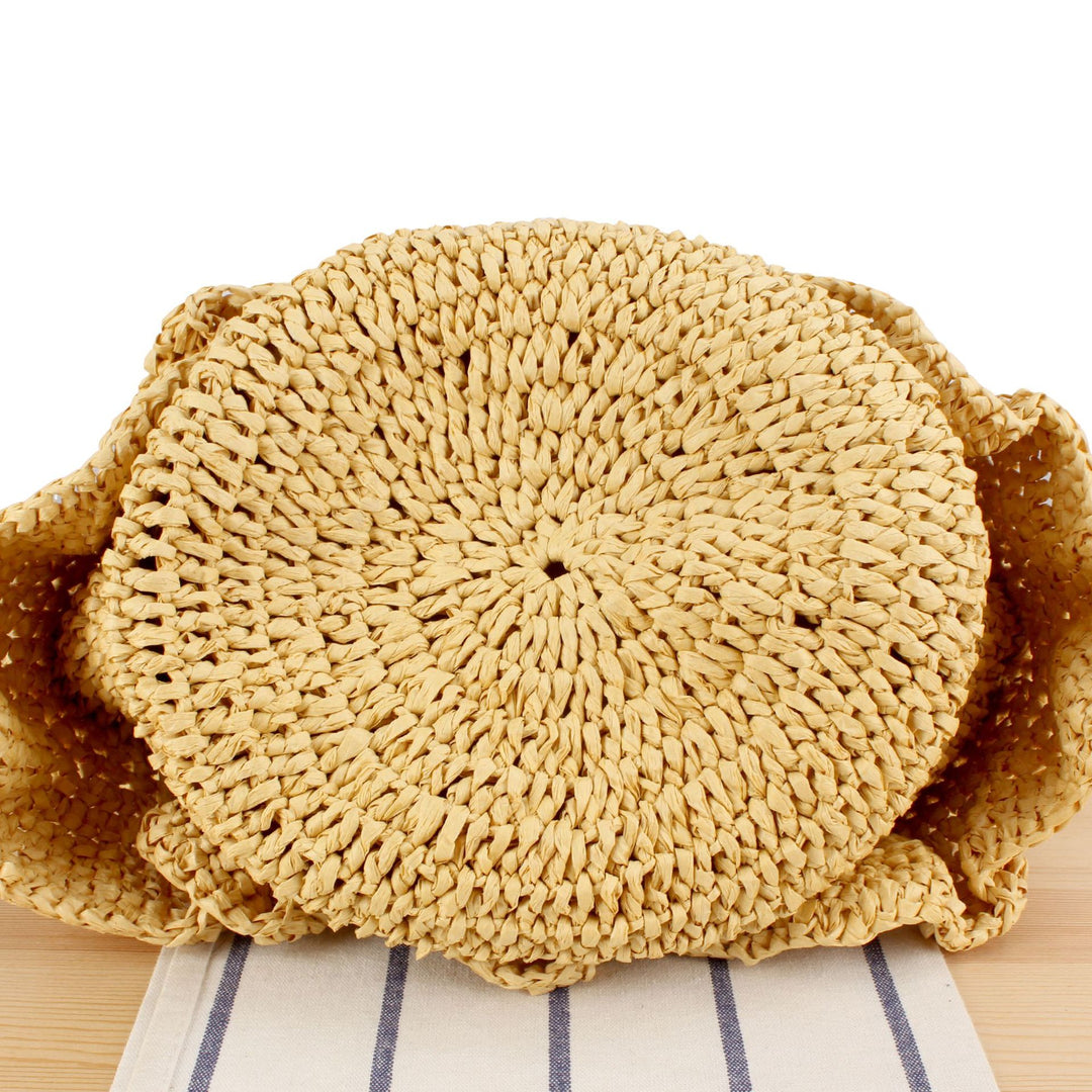 Fashionable Braided Bag with Ruffles Stornfield