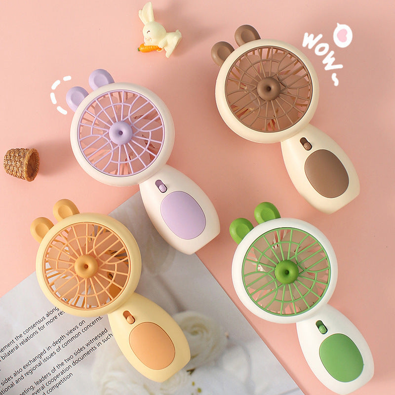 Women's Portable Handheld Fan with Cute Ears Stornfield