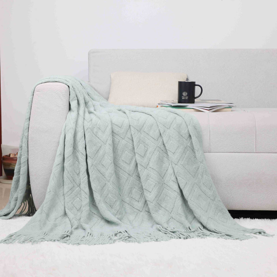 Cozy Knit Throw Blanket Stornfield