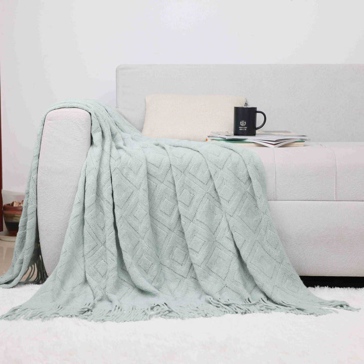 Cozy Knit Throw Blanket Stornfield