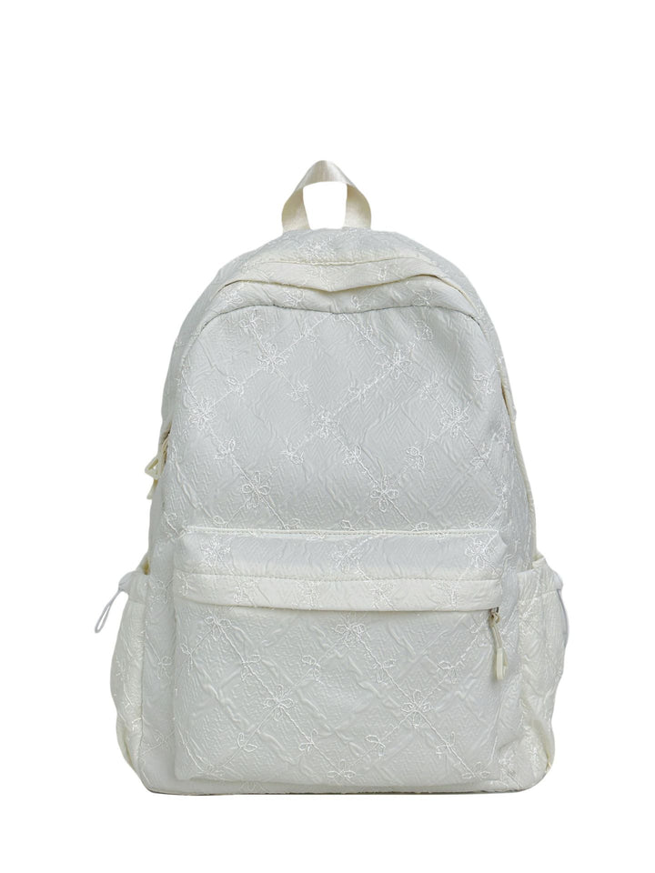 Backpack with Stylish Embossed Design and Multiple Compartments Stornfield