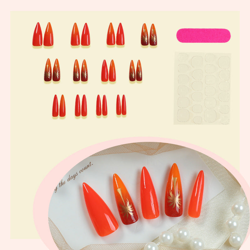 Decorative Press-On Nail Tips Stornfield