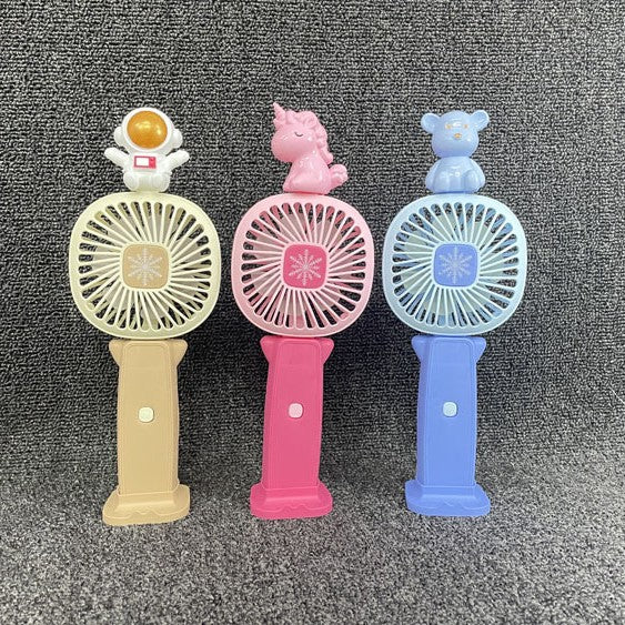 Unisex Portable Mini Hand Fan with Animal Figures Stornfield