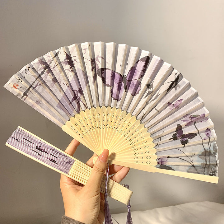 Elegant fan with elaborate butterfly motif Stornfield
