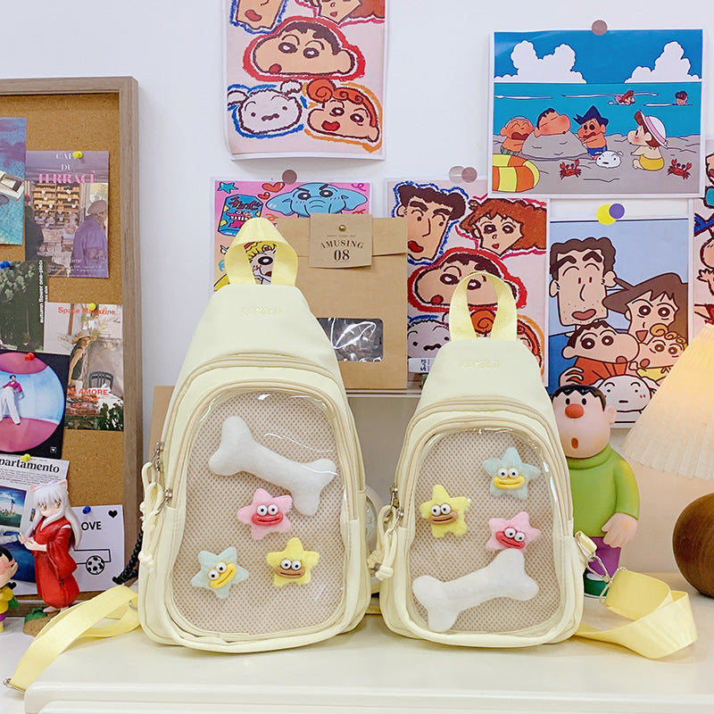 Whimsical Cartoon-Themed Sling Backpack Stornfield
