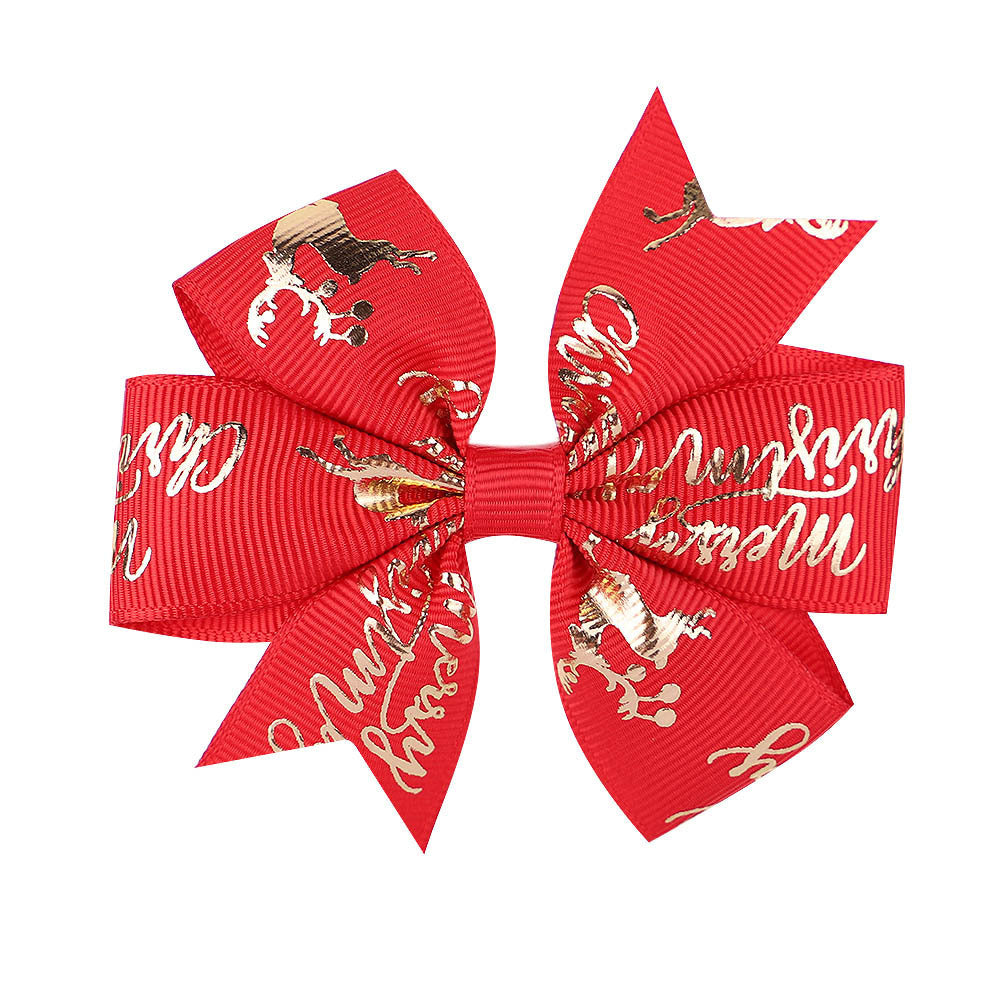 Festive Holiday Hair Bow Stornfield