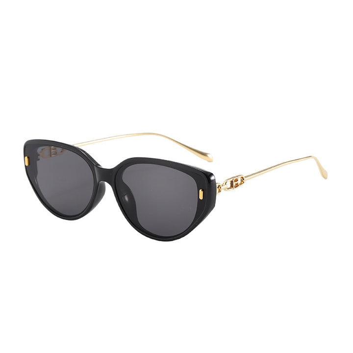 Women's designer sunglasses with delicate metal frame and extraordinary cat-eye design Stornfield