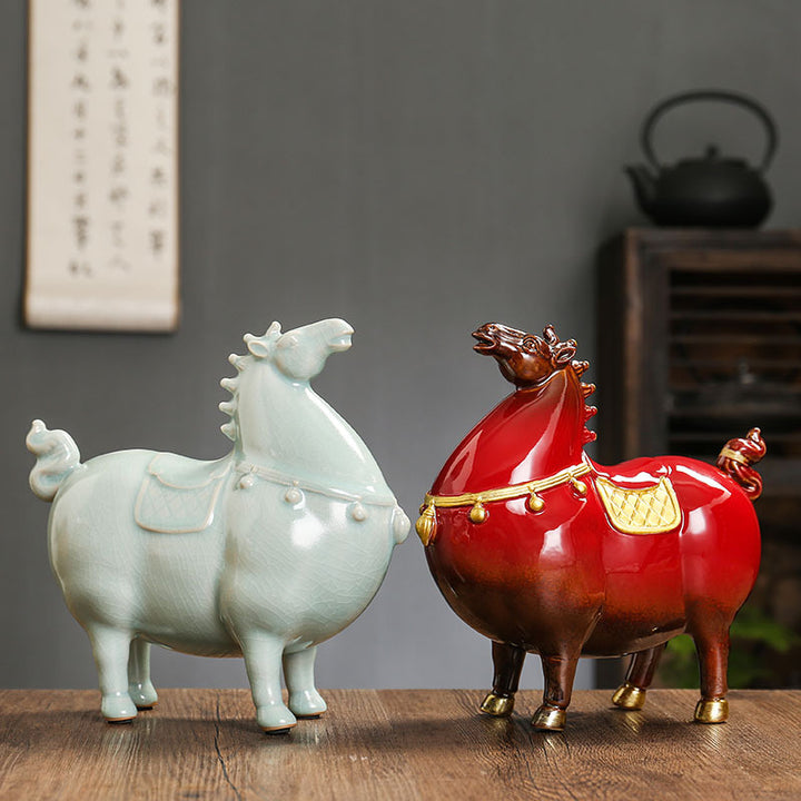 Decorative ceramic horse Stornfield