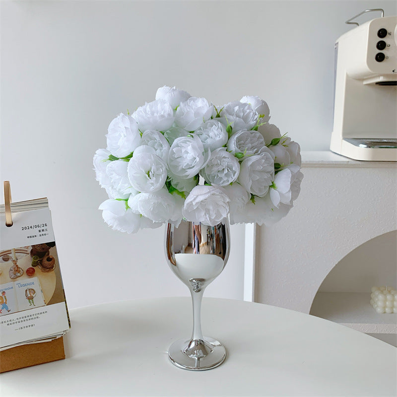 Realistic Silk Tulip Bouquet