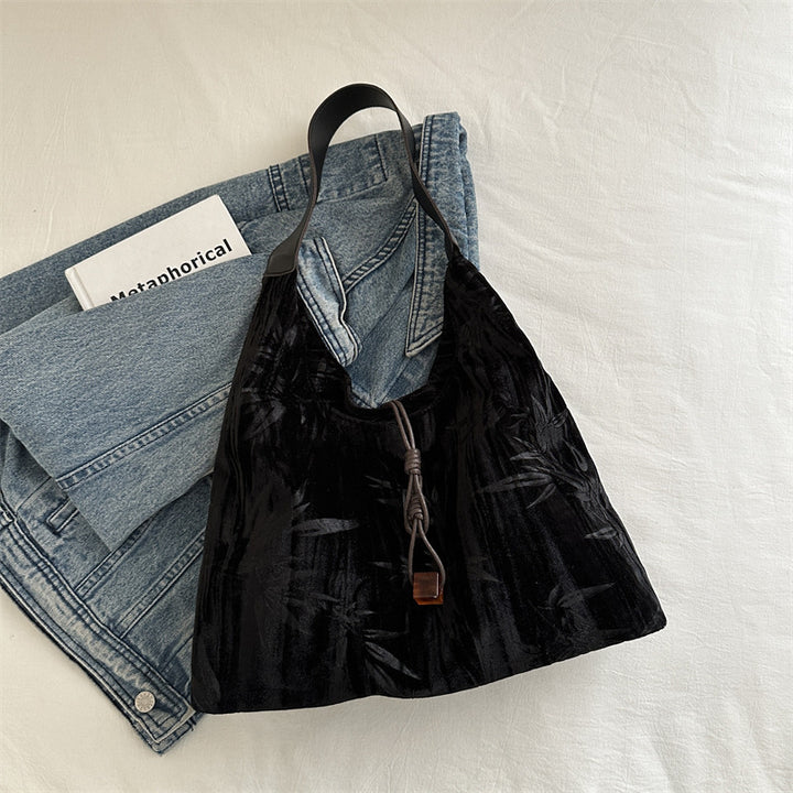 Versatile Velvet Shoulder Bag Stornfield