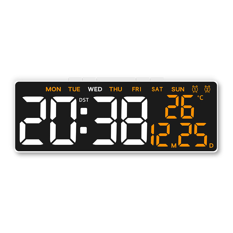 Digital alarm clock with large, clear LED display and temperature display Stornfield