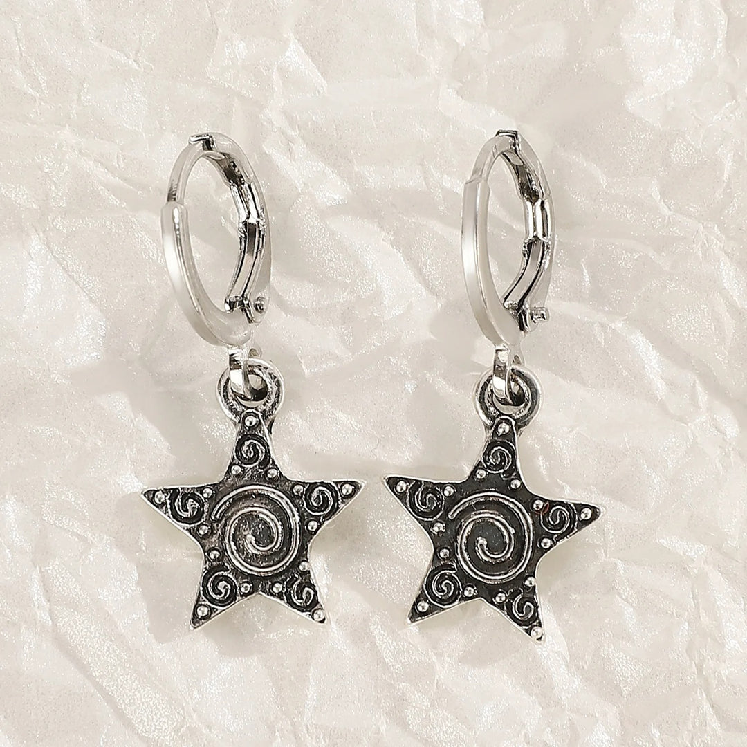 Heart-Inspired Cross Dangle Earrings Stornfield