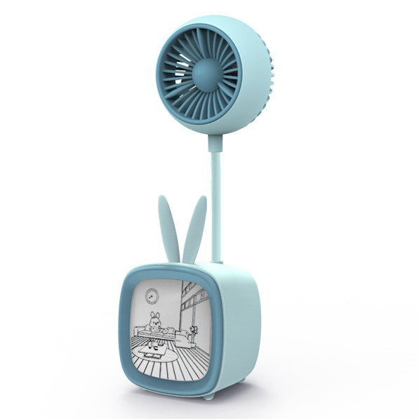 Unisex Cute Bunny-Themed Rechargeable Desk Fan Stornfield