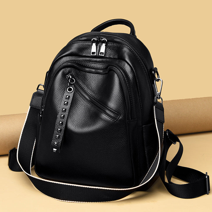 Stylish and Versatile Leather Backpack Stornfield