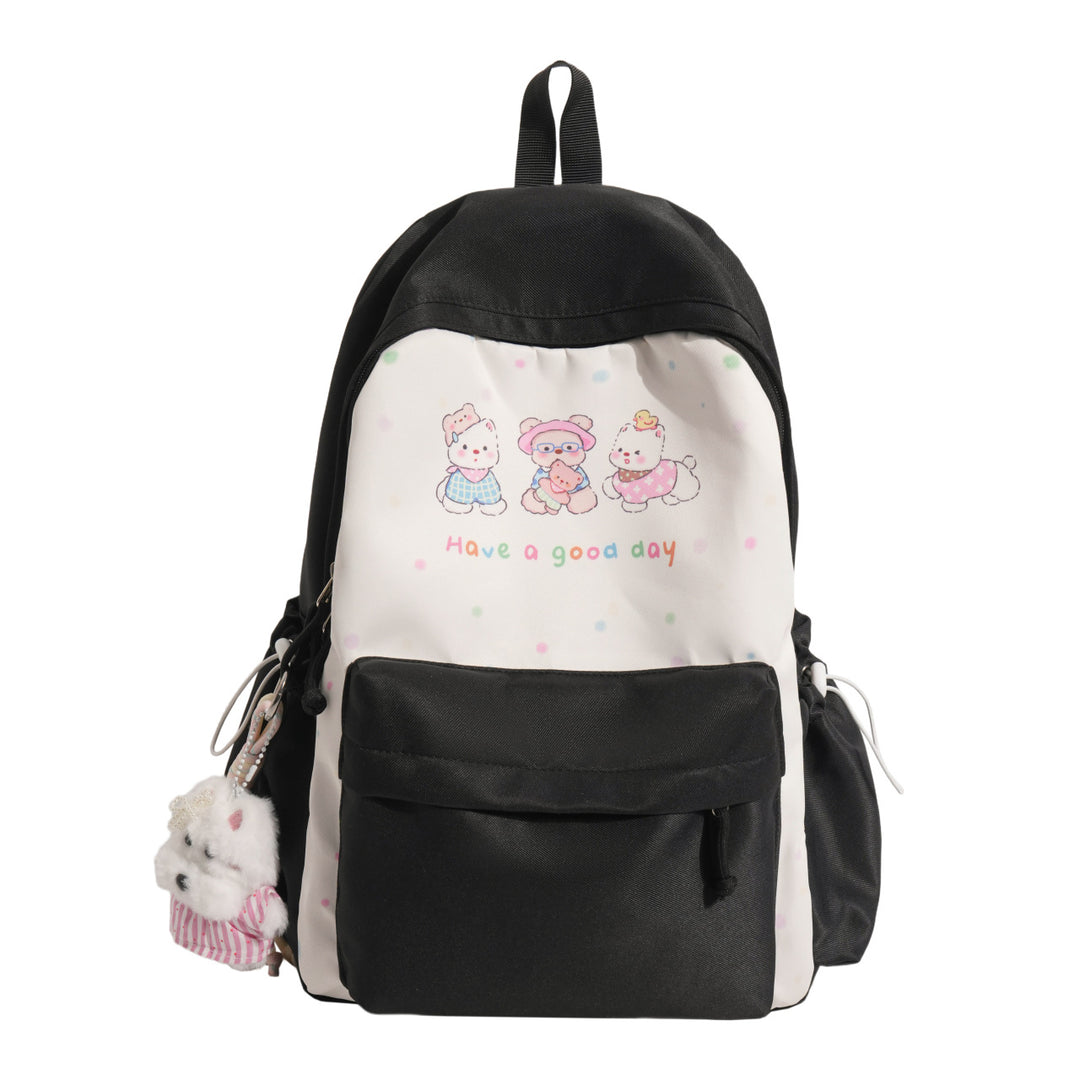 Backpack with Playful Animal Motif and Charming Details Stornfield