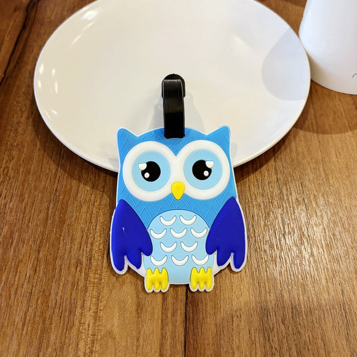Owl-Shaped Travel Luggage Tag Stornfield