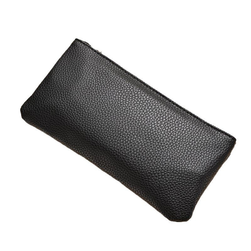 Premium Leather Zippered Pencil Case Stornfield