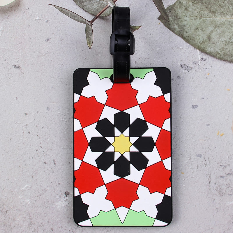Geometric Pattern Luggage Tag Stornfield