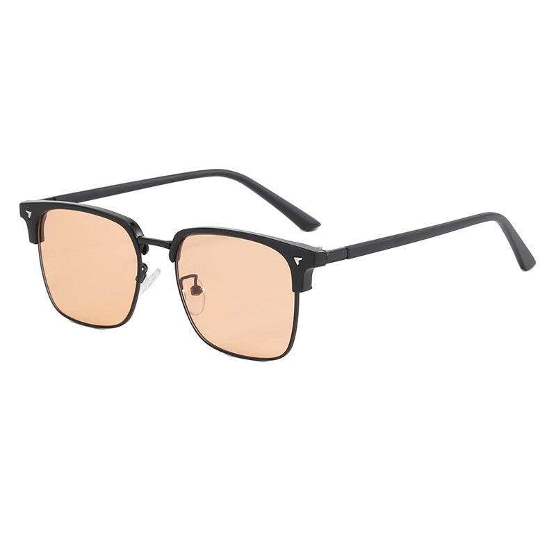 Ladies elegant square glasses with lightweight metal frame Stornfield