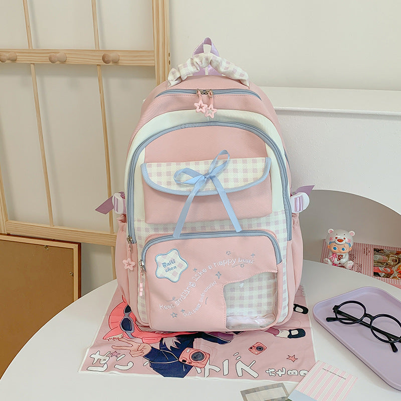 Playful Patterned School Backpack Stornfield