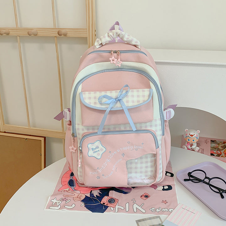 Playful Patterned School Backpack Stornfield