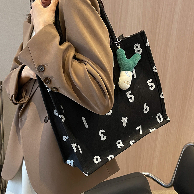 Casual Canvas Shopper Bag