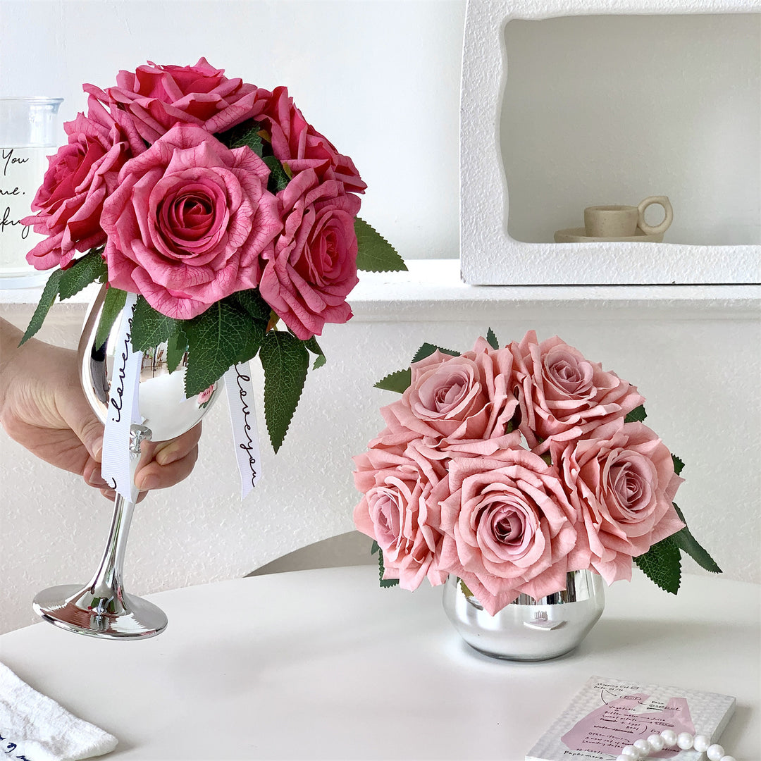 Luxurious Silk Rose Bouquet