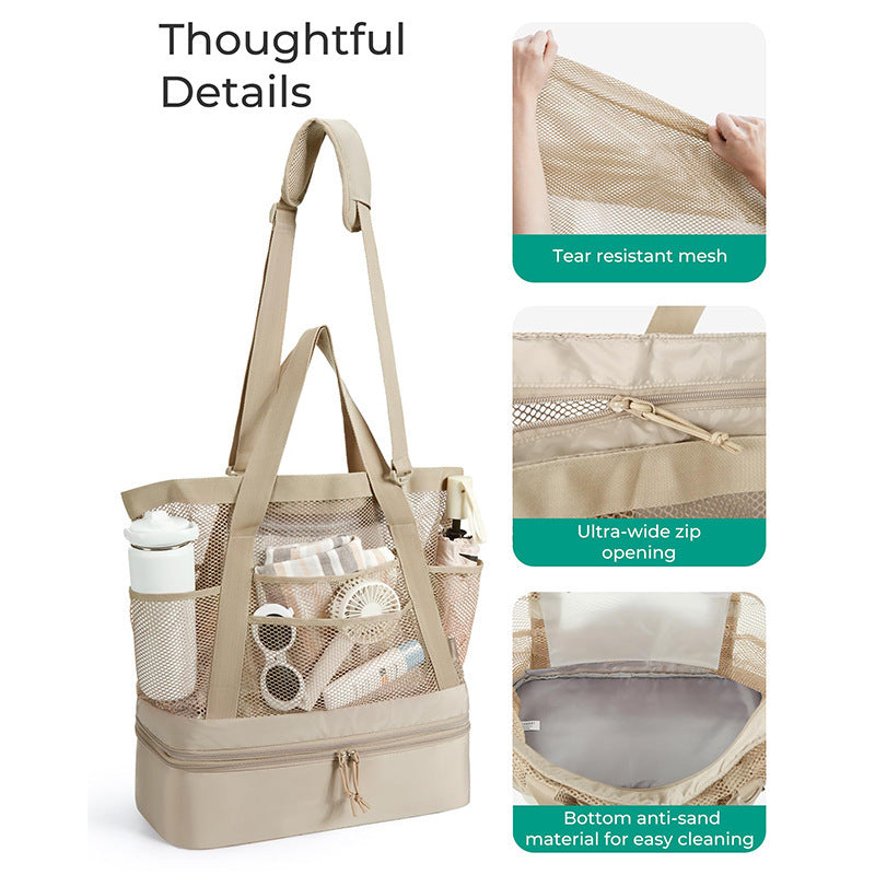 Durable cooler bag with practical removable inner compartment Stornfield