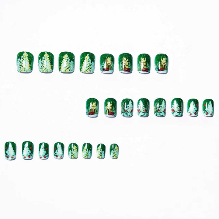 Artificial nails with Christmas design Stornfield
