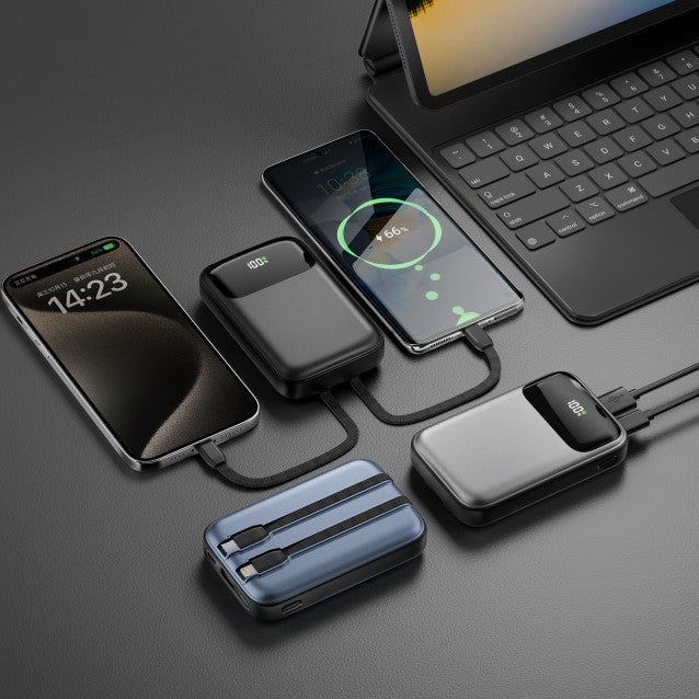 Compact power bank with intelligent LED display Stornfield
