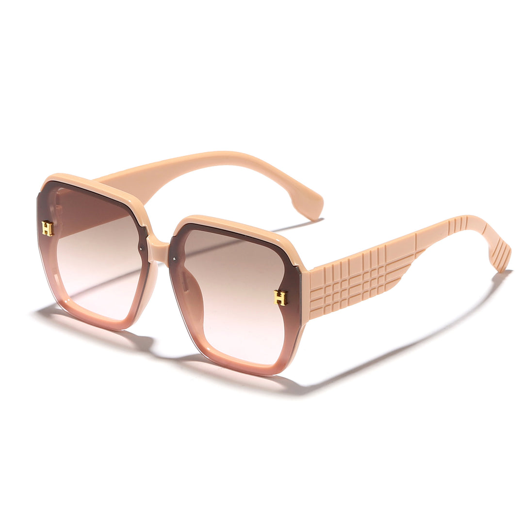 Women's fashionable sunglasses with square frame and trendy lenses Stornfield