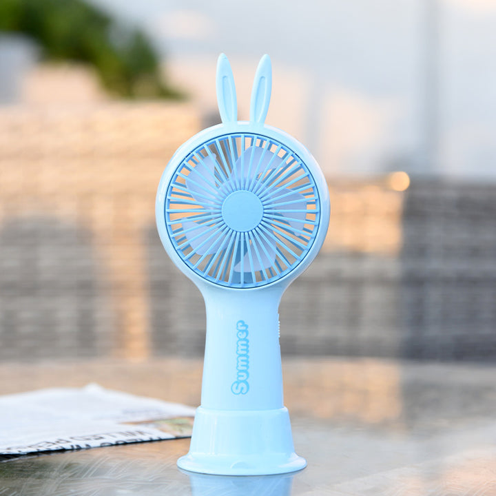 Portable Deer-Themed Handheld Cooling Fan Stornfield