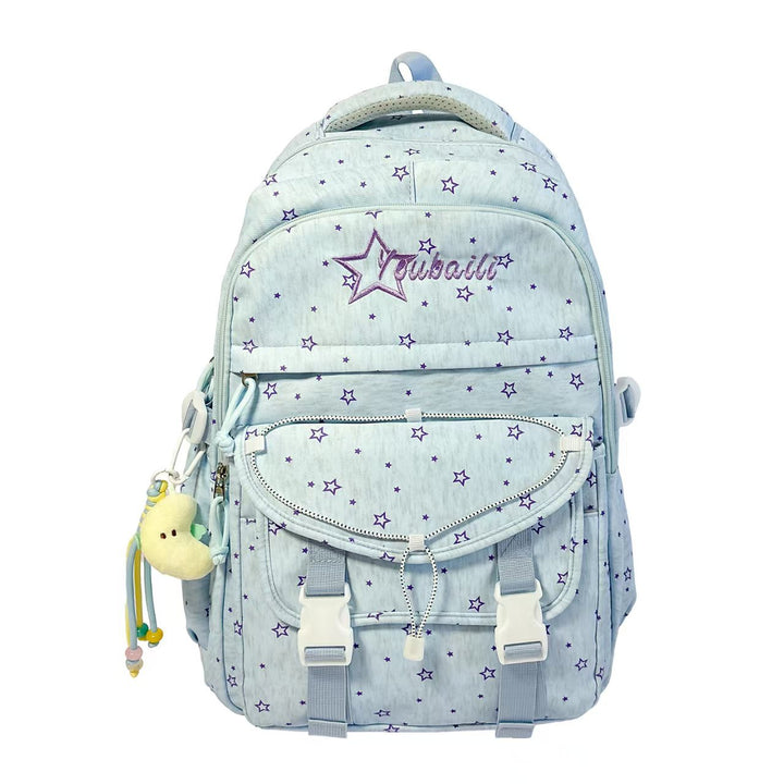 Star Patterned Student Backpack Stornfield
