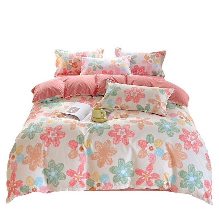 Comforting Bunny Print Bedding Set