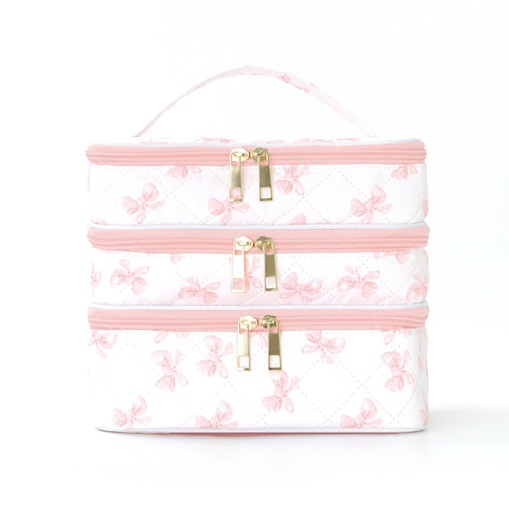 Cosmetic organizer bag with multiple compartments Stornfield
