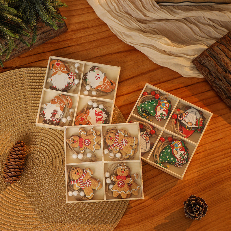 Decorative Christmas ornaments in gnome design Stornfield