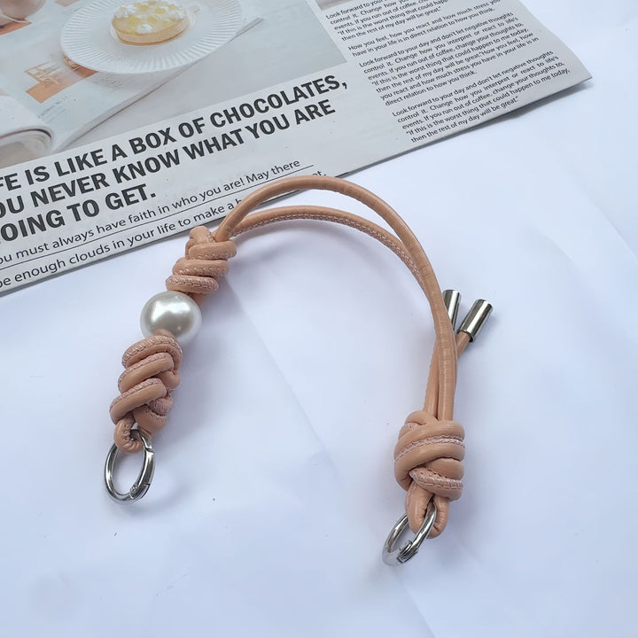 Elegant Knotted Leather Keychain Holder Stornfield