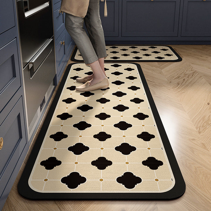 Vintage-Inspired Comfort Kitchen Runner Mat
