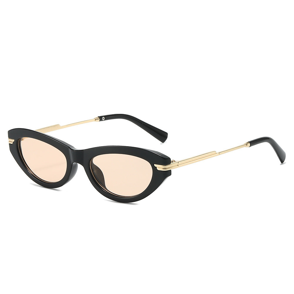 Chic Cat-Eye Sunglasses with Decorative Metal Accents Stornfield