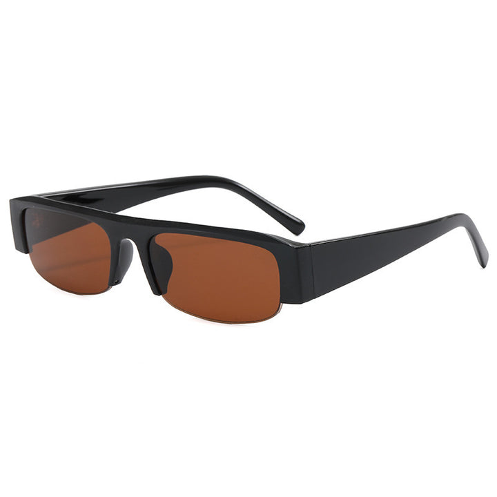 Contemporary Retro-Inspired Flat Lens Sunglasses Stornfield