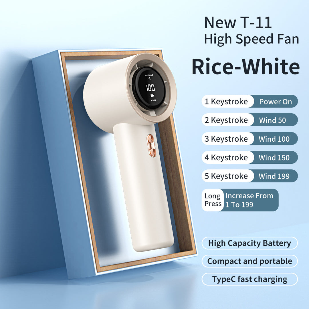 Unisex Portable High-Speed USB Rechargeable Fan Stornfield