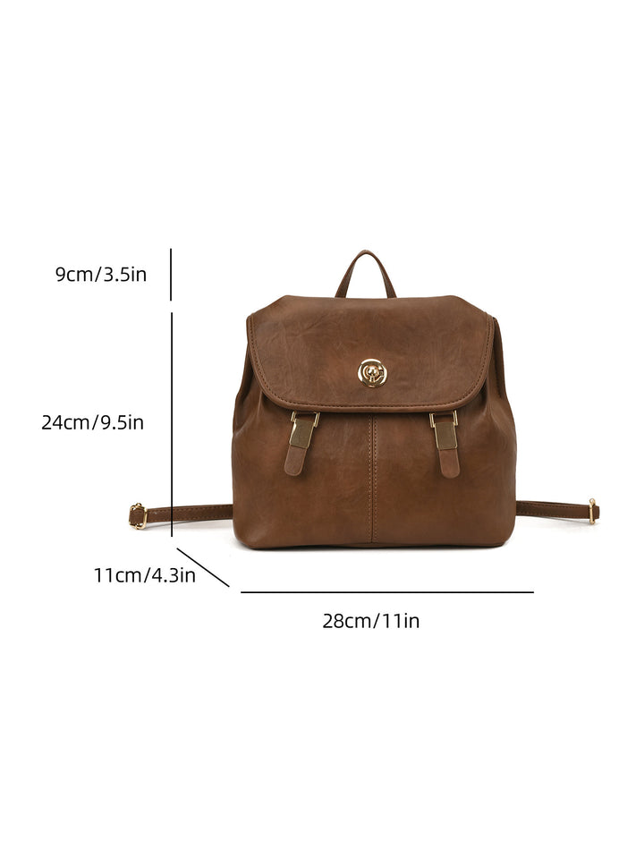 Vintage-Inspired Leather Backpack Stornfield