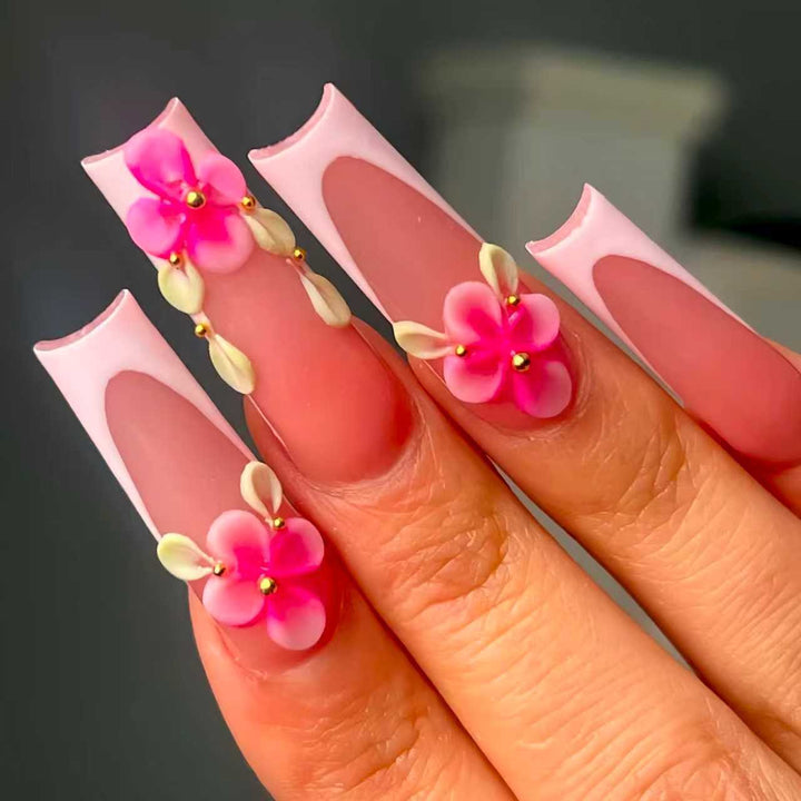 Floral Nail Design Extensions Stornfield