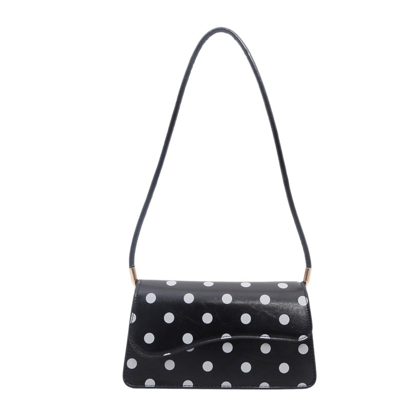 Elegant Polka Dot Evening Handbag