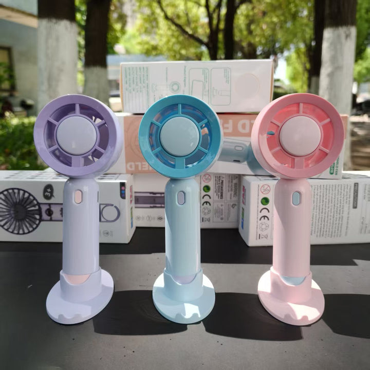 Unisex Portable Handheld Fan with Rechargeable Battery Stornfield