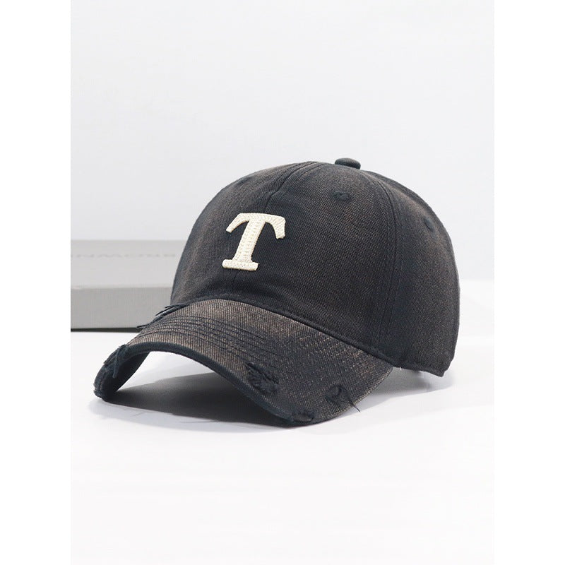 Men's Distressed Denim Cap Stornfield