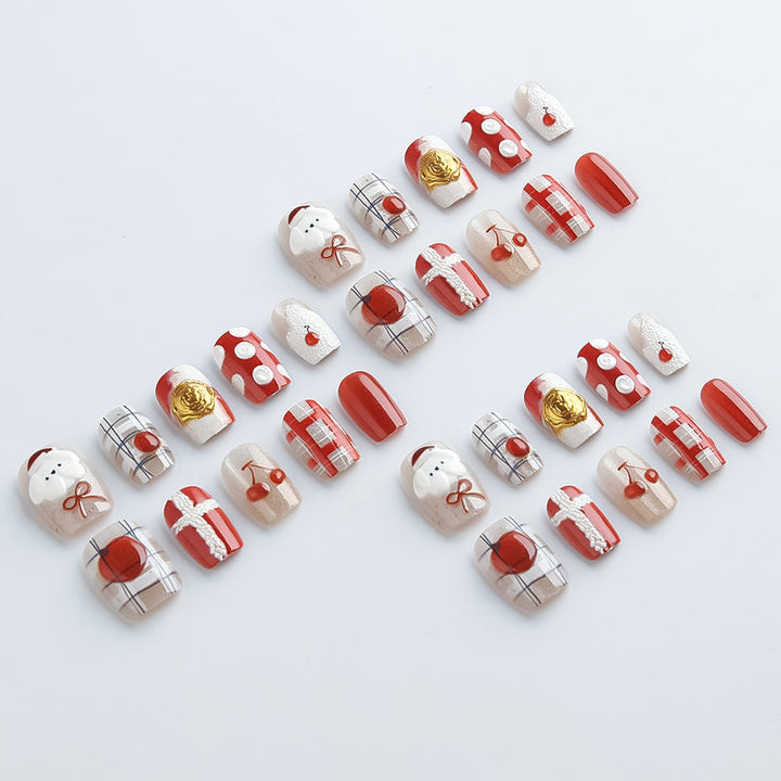Seasonal Holiday-Themed Press-On Nail Set Stornfield