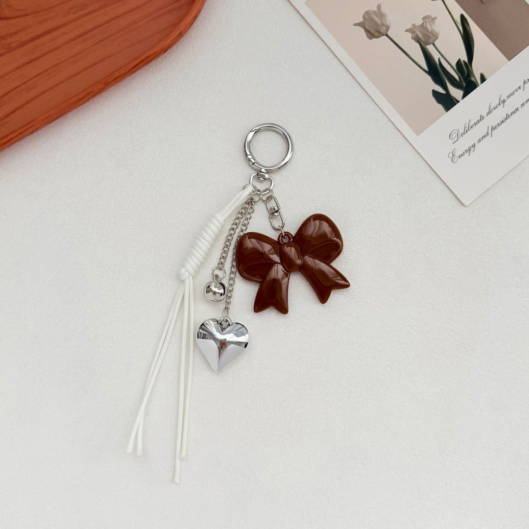 Elegant Bow Charm Keychain Stornfield