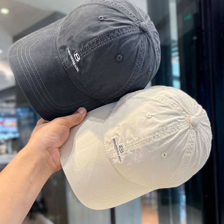 Men's Distressed Cotton Baseball Cap Stornfield