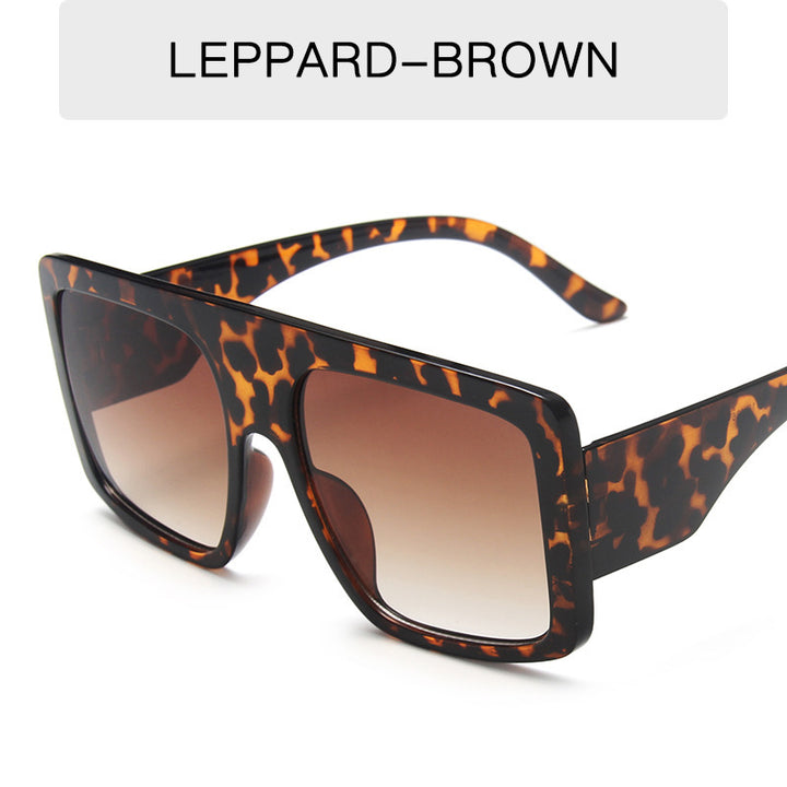 Women's oversized sunglasses with distinctive leopard print Stornfield